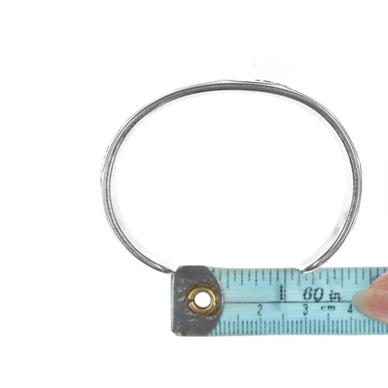 6.75" Roland Begay Sterling Storyteller Overlay cuff bracelet - Estate Fresh Austin