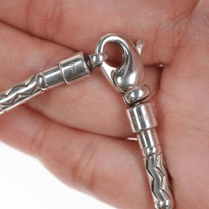 6.75" Tiffany Sterling Aztec bracelet - Estate Fresh Austin