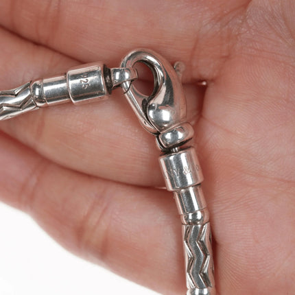 6.75" Tiffany Sterling Aztec bracelet - Estate Fresh Austin