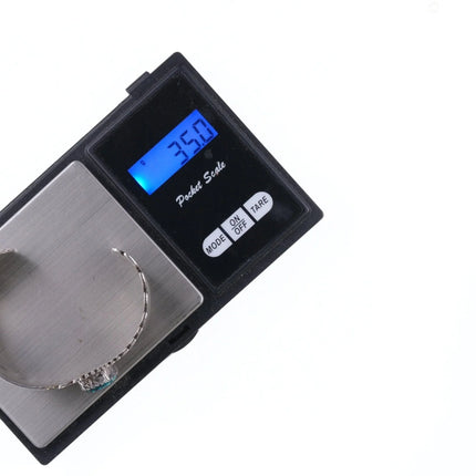 6.75" Vintage Navajo sterling and high grade spiderweb turquoise bracelet - Estate Fresh Austin