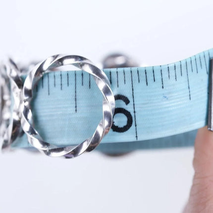 6.75" Vintage Southwestern sterling/turquoise cuff bracelet - Estate Fresh Austin