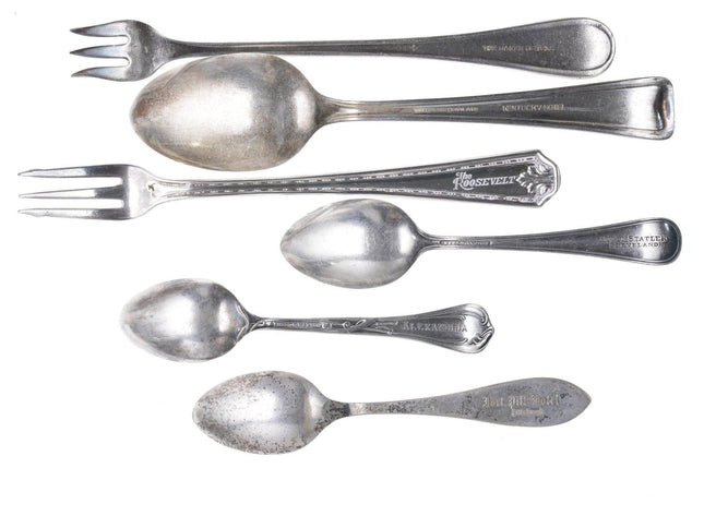 6pcs Vintage Hotel silverplate flatware - Estate Fresh Austin