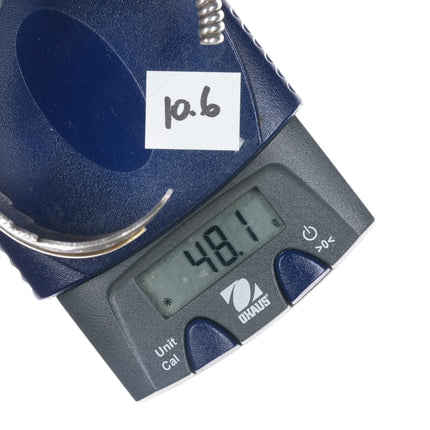 7.12" Douglas Etsitty Navajo sterling feather cuff bracelet and pendant - Estate Fresh Austin