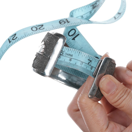 7.12" Ronnie Hurley Navajo Sterling cuff bracelet with copper sun - Estate Fresh Austin