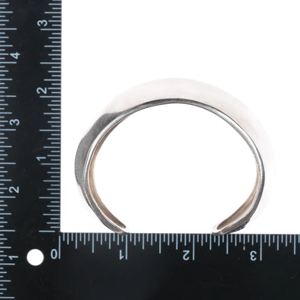 7.625" Retro Los Ballesteros Modernist sterling cuff bracelet - Estate Fresh Austin