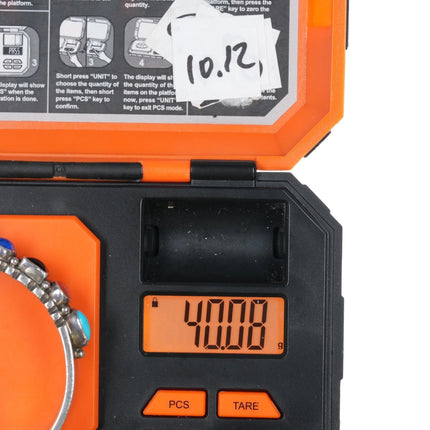 7" Darrin Livingston Navajo stering multi-stone cuff bracelet - Estate Fresh Austin