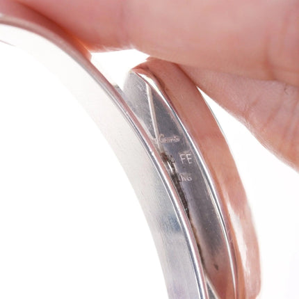 7" Garcia Santa Fe Southwestern sterling and turquoise bracelet - Estate Fresh Austin