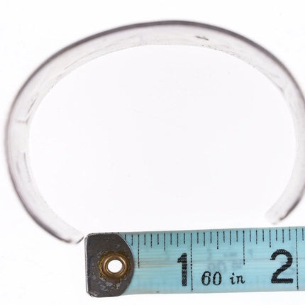 7" Large Vintage Silver Overlay bracelet - Estate Fresh Austin