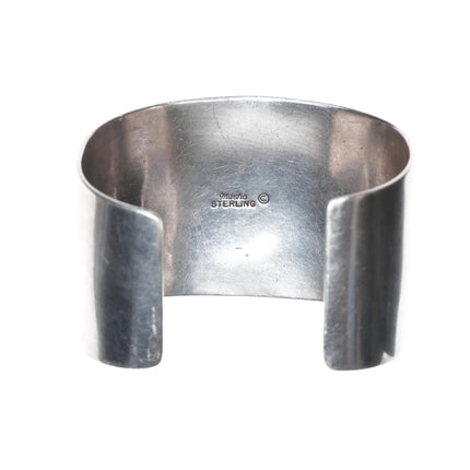 7" Masha Native American sterling corn cuff bracelet with amethyst - Estate Fresh Austin