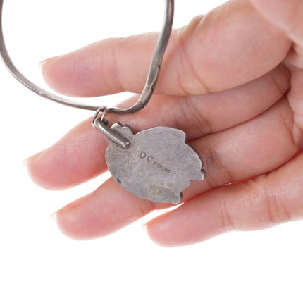 7" Native American Sterling and turquoise bracelet - Estate Fresh Austin