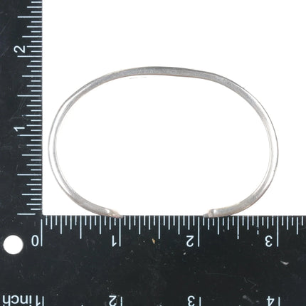 7" Ray Tafoya Navajo 14k/Sterling heavy cuff bracelet - Estate Fresh Austin