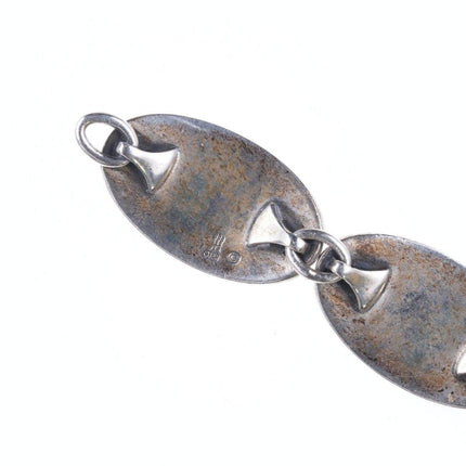 7" Retired James Avery Overlay Sterling Native American Style bracelet - Estate Fresh Austin