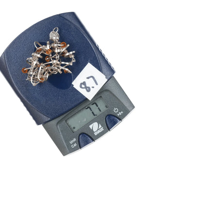 7" Retro YAH Artisan sterling bracelet - Estate Fresh Austin