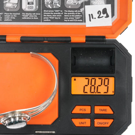 7" Sterling spiderweb turquoise cuff bracelet - Estate Fresh Austin