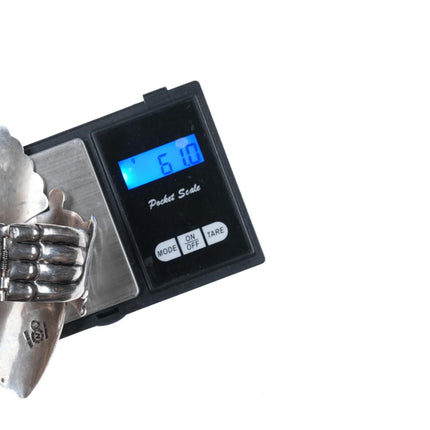 7" Vintage Alfredo Villasana Valladeres Sterling Silver Clamper bracelet - Estate Fresh Austin