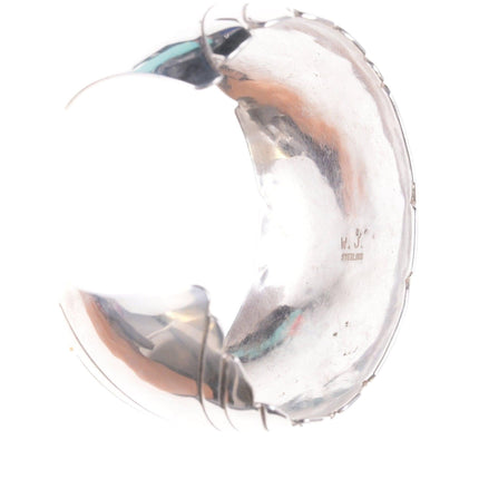 7" vintage Navajo silver and turquoise bracelet - Estate Fresh Austin