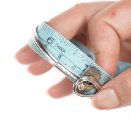 7" Vintage Tiffany 14k/sterling hook eye bangle bracelet - Estate Fresh Austin