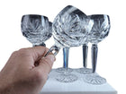 7 Waterford Ashling Hock Wine Glasses 7.5
