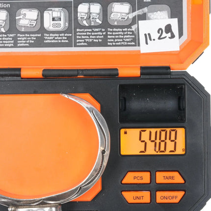 7.25" Orville Tsinnie Navajo carinated sterling cuff bracelet w/ turquoise - Estate Fresh Austin