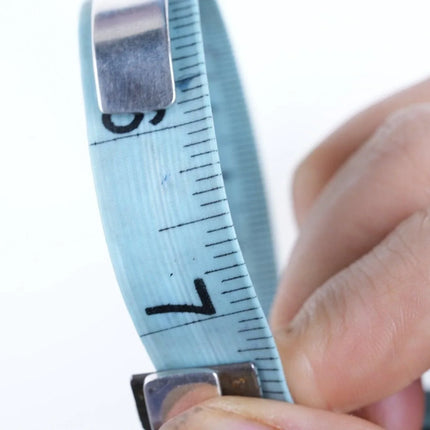 7.25" Southwestern style sterling cuff bracelet - Estate Fresh Austin