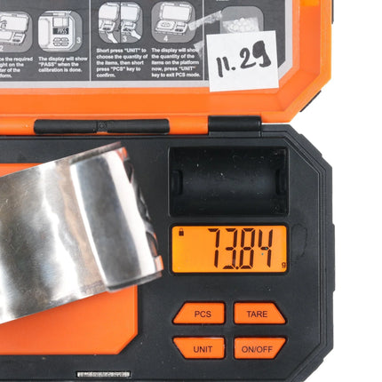 7.25" Tony Kyasyousie Hopi Overlay Man in the Maze Paw sterling cuff bracelet - Estate Fresh Austin