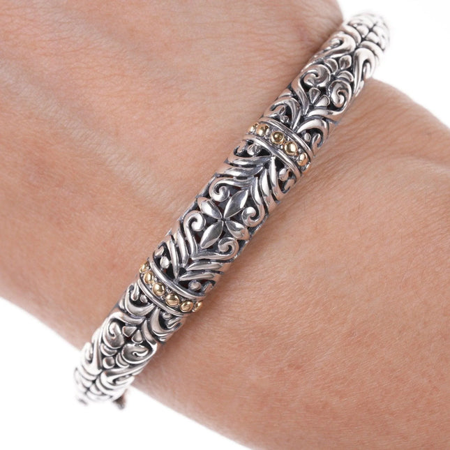 7.5" Effy 18k/Sterling bracelet - Estate Fresh Austin