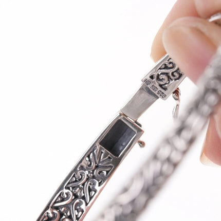 7.5" Effy 18k/Sterling bracelet - Estate Fresh Austin