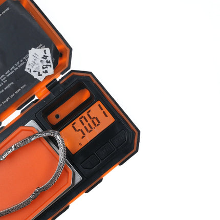 7.5" Greek Konstantino silver Bracelet - Estate Fresh Austin