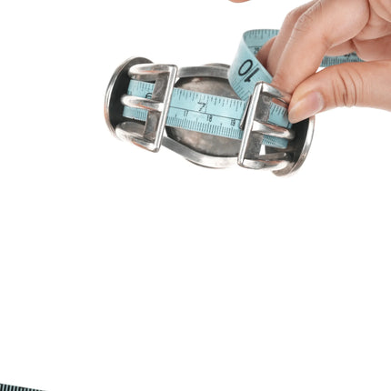 7.5" Vintage Native American sterling and turquoise cuff bracelet - Estate Fresh Austin