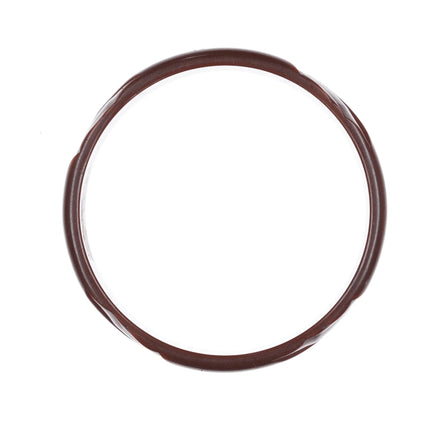 8" c1940's Carved Bakelite Bangle bracelet chocolate - Estate Fresh Austin