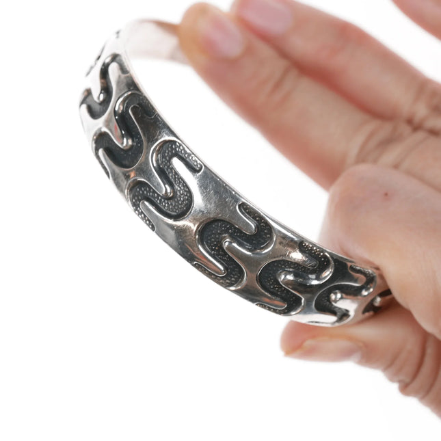 8" David Andersen Norway Sterling Modernist cuff bracelet - Estate Fresh Austin