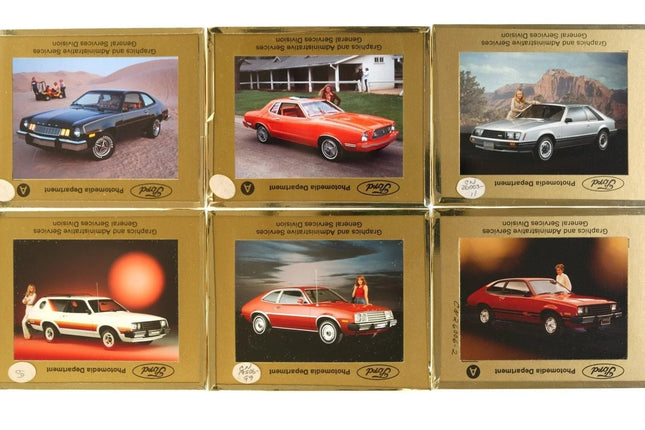 87 c1978 Ford Motor Company Promotional Department Glass Slides Set - Estate Fresh Austin