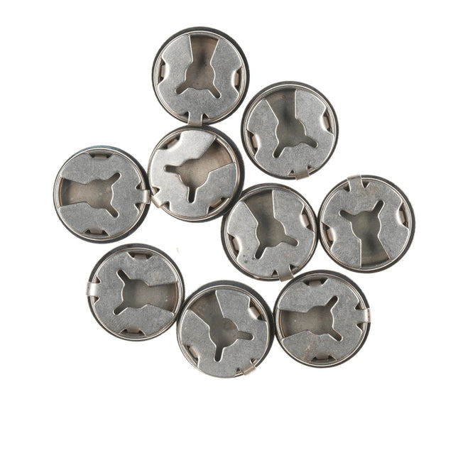 9 vintage Southwestern sterling button covers with lizards - Estate Fresh Austin