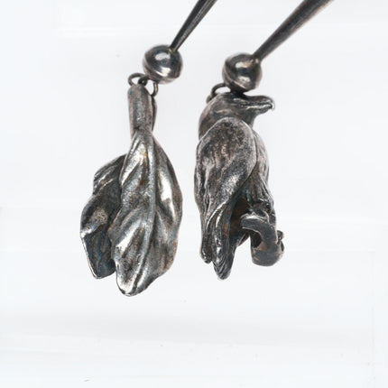 Vintage Helen Long Navajo Sterling silver high grade turquoise Kachina bolo tie