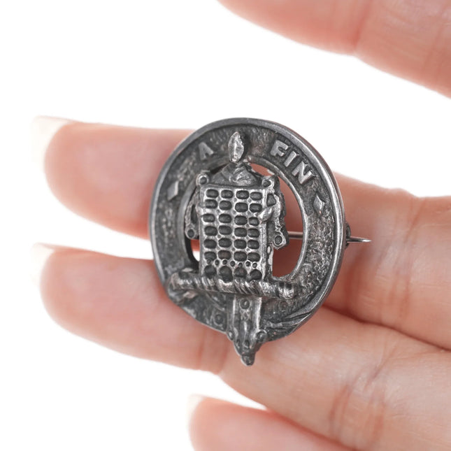 A Fin Scottish Oglevie Clan Sterling kilt pin - Estate Fresh Austin