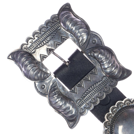 Albert Payton Navajo Sterling concho belt - Estate Fresh Austin