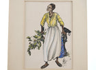 Alice Scott (1924-2005) Original Watercolor South Carolina Gullah woman - Estate Fresh Austin