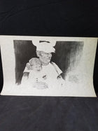 Amado Pena Signed and Numbered 1975 Father and Daughter 75/100 Black and White 1 - Estate Fresh Austin