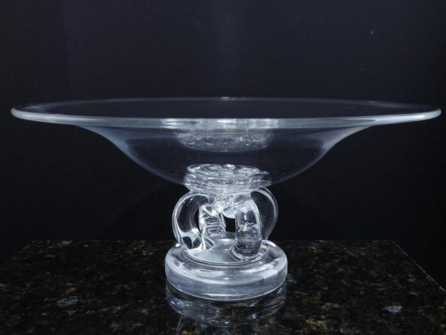 American Mid Century Steuben art glass Centerpiece - Estate Fresh Austin