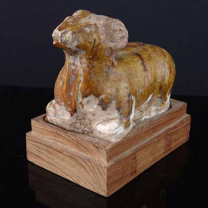 Ancient Eastern Ram figure with Provenance from the Estate Of Hugh McMath Univer - Estate Fresh Austin