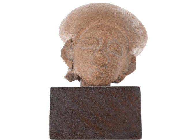 Ancient Terracotta head on stand - Estate Fresh Austin