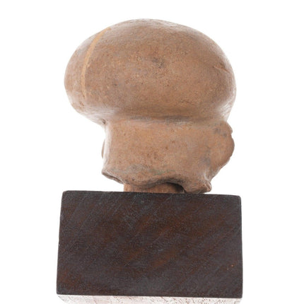 Ancient Terracotta head on stand - Estate Fresh Austin