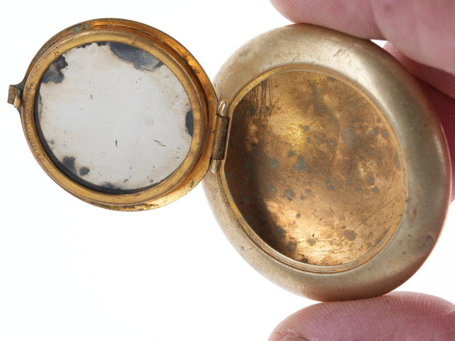 Antique Austin Texas American National bank Compact/pill box - Estate Fresh Austin