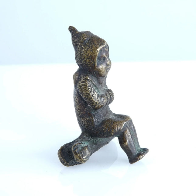 Antique Austrian Bronze Miniature Gnome figure - Estate Fresh Austin
