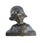 Antique Bronze Dutch Girl Bust - Estate Fresh Austin