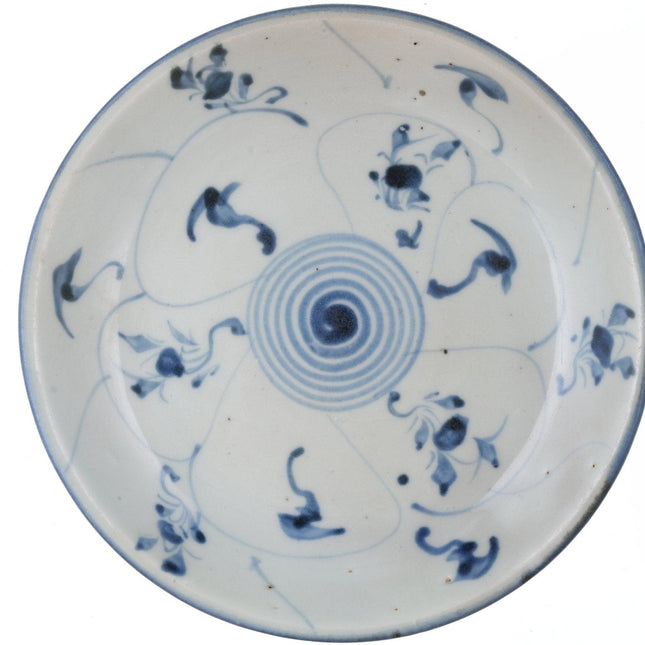 Antique Chinese blue underglaze dish - Estate Fresh Austin