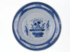 Antique Chinese Blue underglaze shallow bowl - Estate Fresh Austin