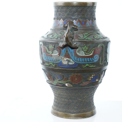 Antique Chinese Champleve vase - Estate Fresh Austin