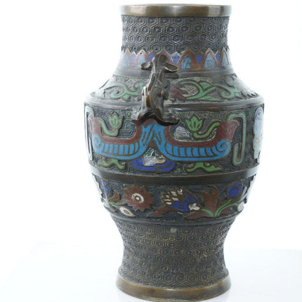 Antique Chinese Champleve vase - Estate Fresh Austin