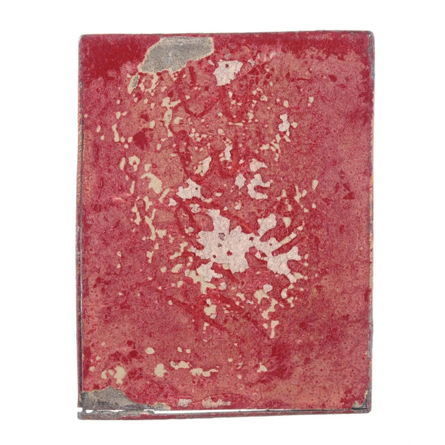 Antique Chinese cinnabar plaque - Estate Fresh Austin